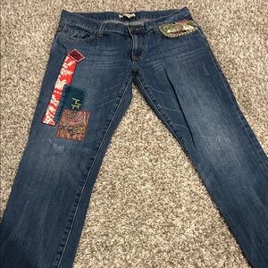 CAbi Denim Jeans with Brass Button
